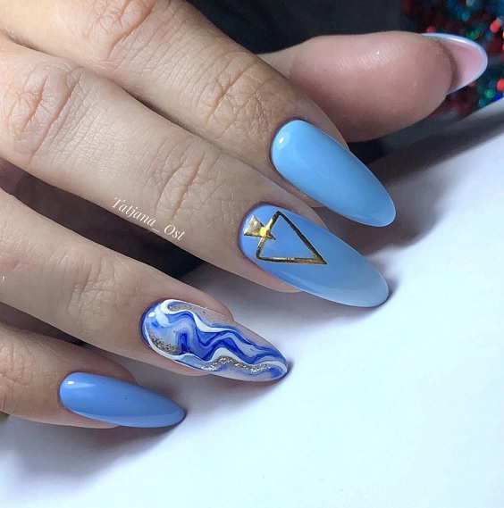 Морський дизайн нігтів